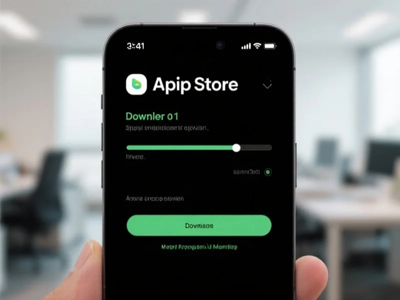 手机正在从应用商店下载极悦娱乐App